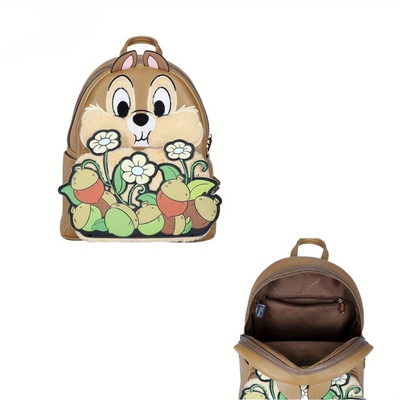 new in box  Disney Officially Licensed Chip An' Dale Shoulder Chip Bag Purse - Picture 2 of 5